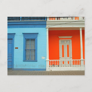 Colourful Iquique street Postcard