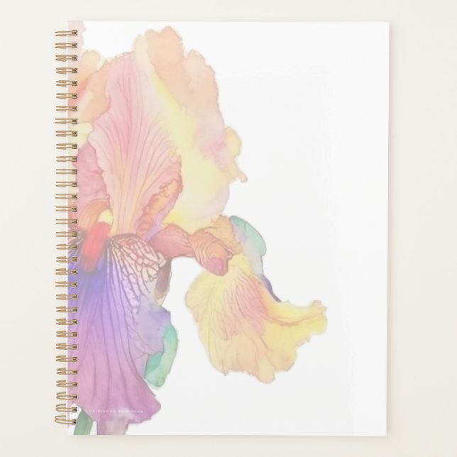 Colourful Iris Planner (Front)