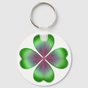 Colourful Irish Shamrock Keychain