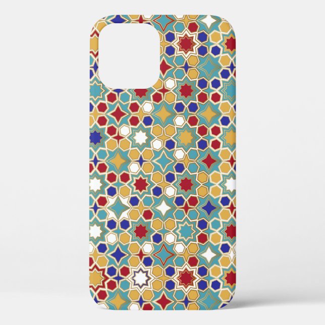 Colourful Islamic Mosaic Seamless Pattern Case-Mate iPhone Case (Back)