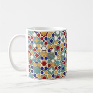 Colourful Islamic Mosaic Seamless Pattern Coffee Mug