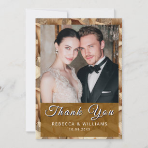 Colourful Ivory Calla Lilies Themed Vintage Weddin Thank You Card