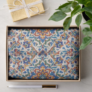 Colourful Iznik Persian Turkish Handpainted Repro Tissue Paper