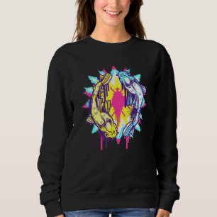 Colourful Japanese Koi Fish Carp Nishikigoi Sweatshirt