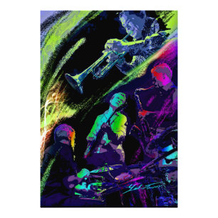 Colourful Jazz Photo Print