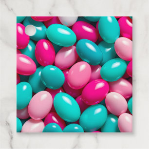 Colourful Jelly Bean Art Gift Tags