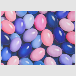 Colourful Jelly Bean Art Tissue Paper
