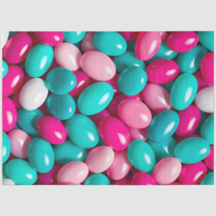 Colourful Jelly Bean Art Tissue Paper