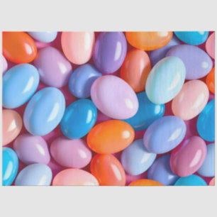 Colourful Jelly Bean Art Tissue Paper