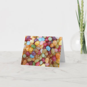 Colourful Jelly Beans Card