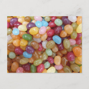Colourful Jelly Beans Postcard