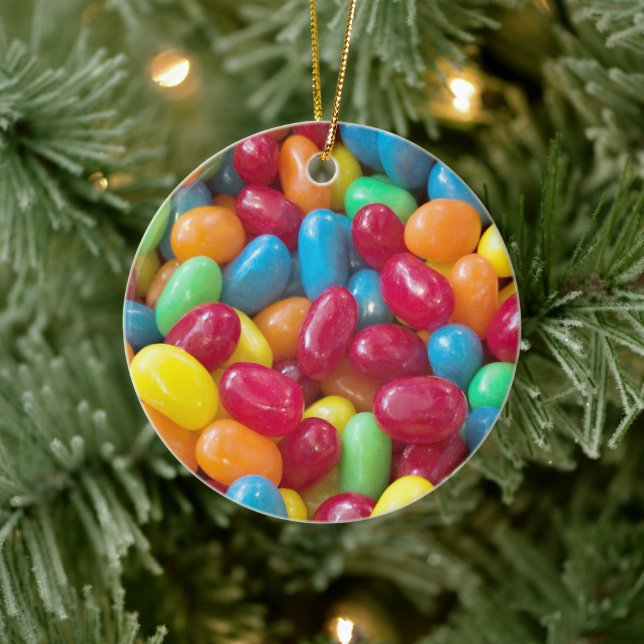 Colourful Jellybeans Ceramic Tree Decoration (Tree)