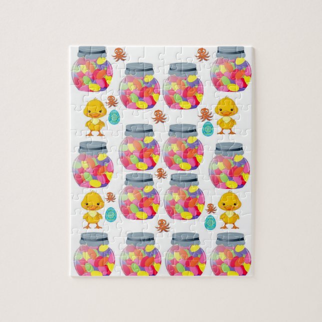 Colourful Jellybeans Jigsaw Puzzle (Vertical)