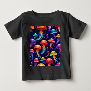 Colourful Jellyfish Baby T-Shirt
