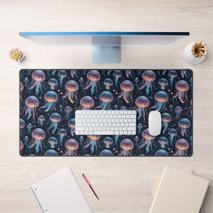 Colourful Jellyfish Ocean Theme Desk Mat