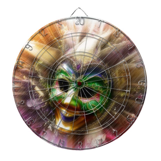 Colourful Jester Dartboard (Front)