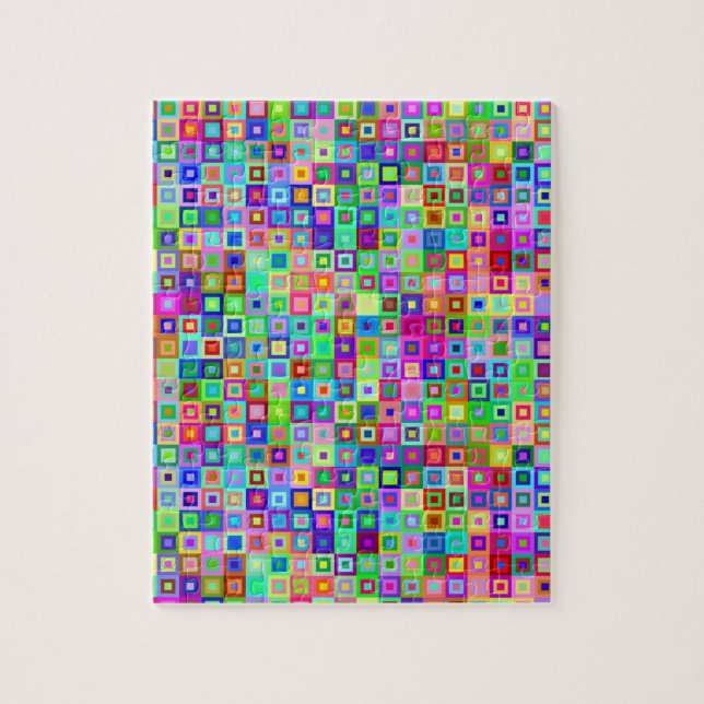 Colourful Jigsaw Puzzle (Vertical)