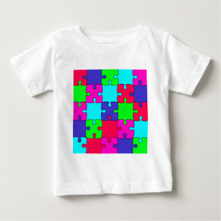 Colourful Jigsaw Puzzle Baby T-Shirt