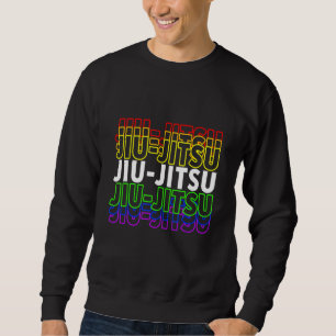 Colourful Jiu Jitsu Martial Arts Mma Fighter Japan Sweatshirt