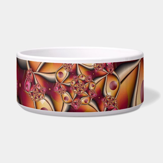 Colourful Joy Abstract Red Orange Fantasy Fractal (Front)