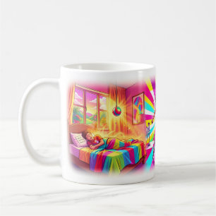 Colourful Joy and Freedom Poster Coffee Mug