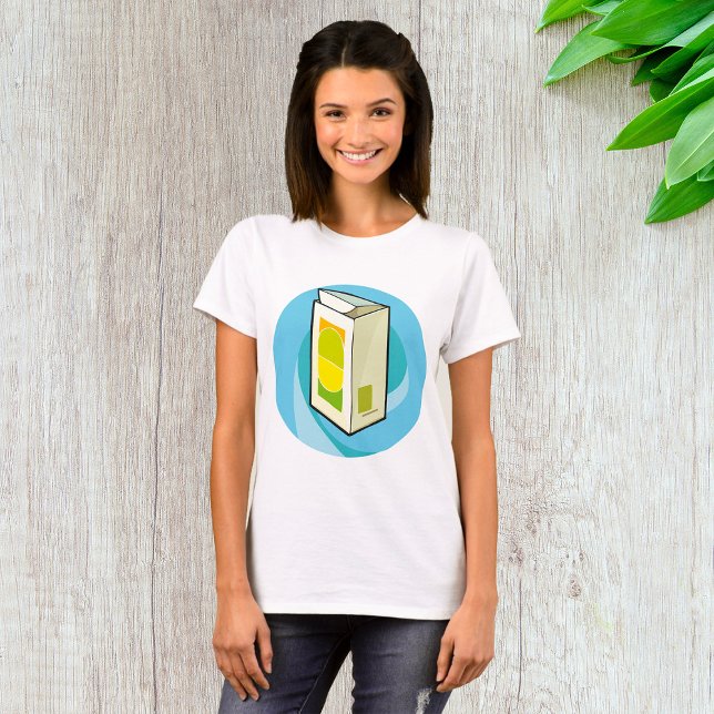 Colourful Juice Carton Modern Minimal  T-Shirt (Creator Uploaded)