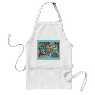 Colourful Jungle Animals Standard Apron
