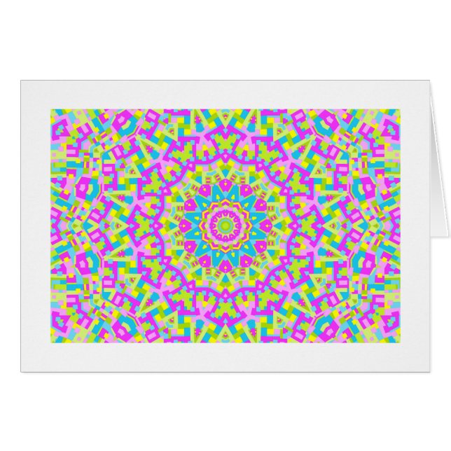 Colourful Kaleidoscope 010 (Bordered) (Front Horizontal)