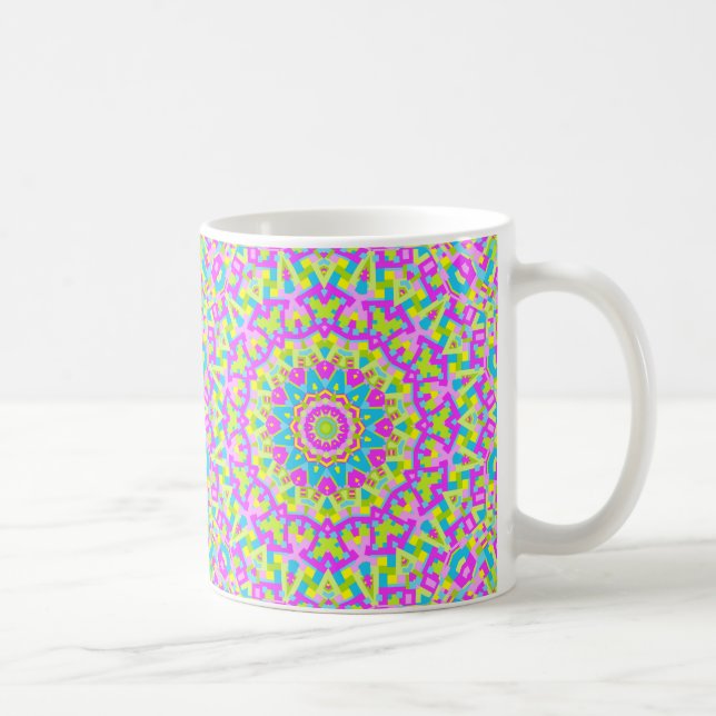Colourful Kaleidoscope 010 Coffee Mug (Right)