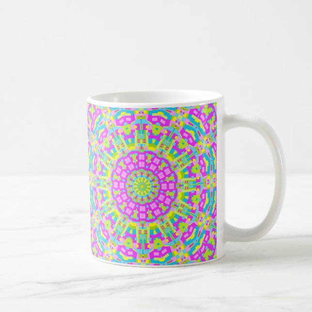 Colourful Kaleidoscope 01 Coffee Mug (Right)
