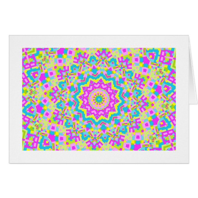 Colourful Kaleidoscope 04 (Bordered) (Front Horizontal)