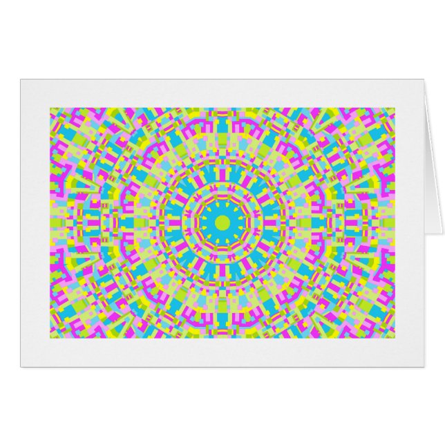 Colourful Kaleidoscope 06 (Bordered) (Front Horizontal)