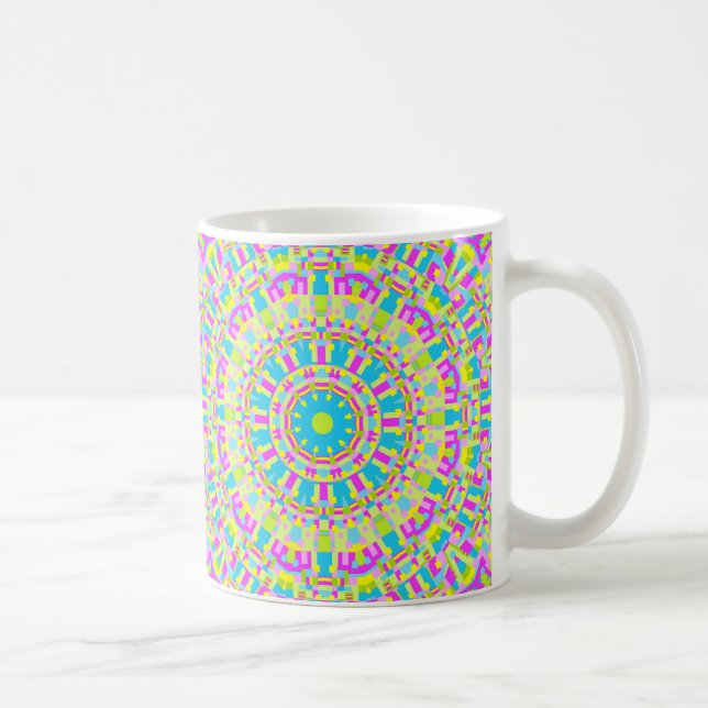 Colourful Kaleidoscope 06 Coffee Mug (Right)