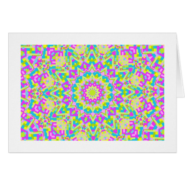 Colourful Kaleidoscope 07 (Bordered) (Front Horizontal)