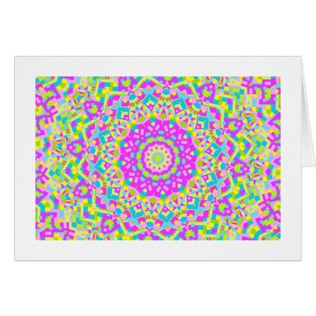 Colourful Kaleidoscope 08 (Bordered) (Front Horizontal)