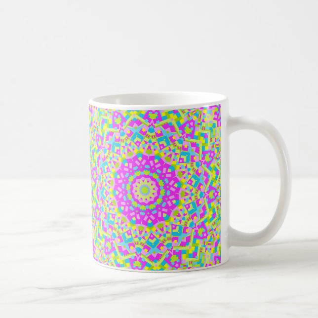 Colourful Kaleidoscope 08 Coffee Mug (Right)