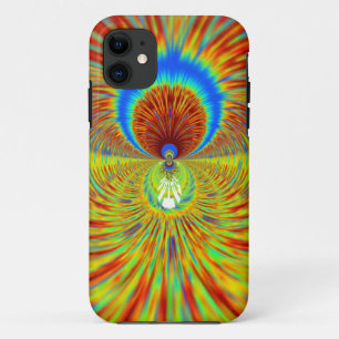 Colourful Kaleidoscope Art Print iPhone 11 Case