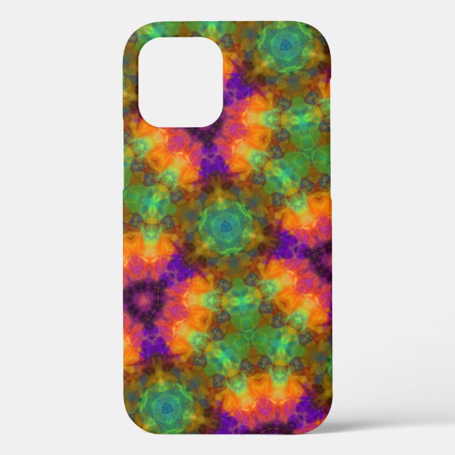 Colourful Kaleidoscope Geometric Pattern Case-Mate iPhone Case (Back)