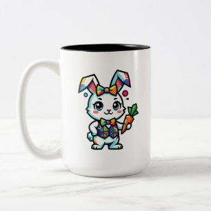 Colourful Kawaii Bunny Mug