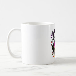 Colourful Kawaii Dancing Bichon Coffee Mug