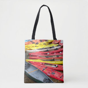 colourful Kayaks Tote Bag