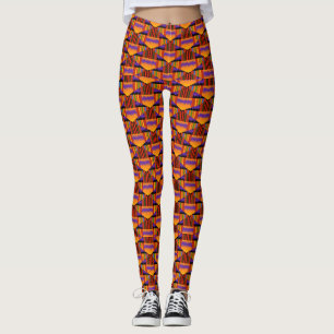 Colourful Kente Leggings