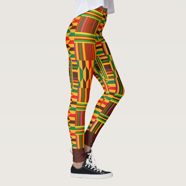 Colourful Kente Leggings (Right)