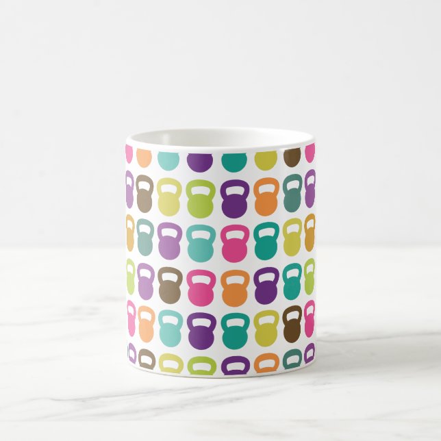 colourful Kettlebells For Coffee Mug (Center)