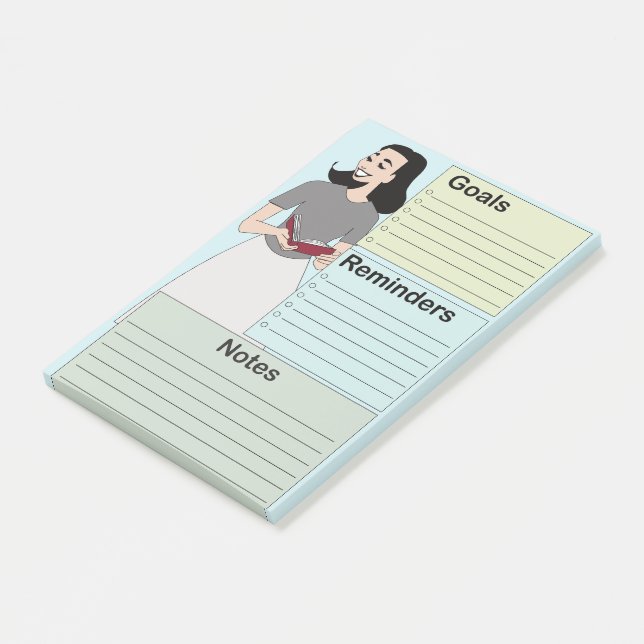 Colourful Kid To Do List Post-it Notes (Angled)