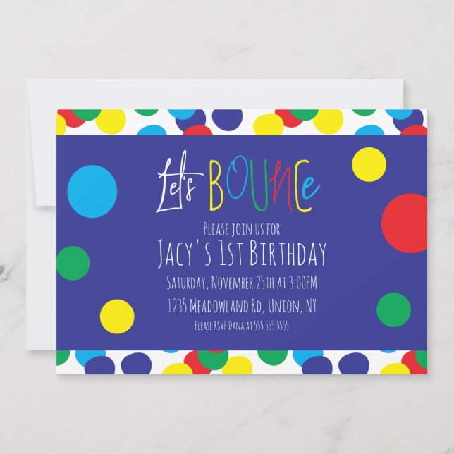 Colourful Kids Birthday Jump Bounce House Park (Front)