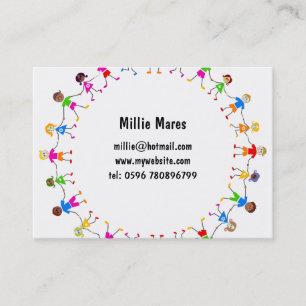 Colourful Kids Business Card