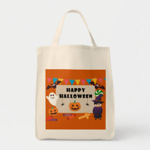 Colourful Kids Costume Halloween Party Tote Bag