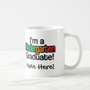 Colourful Kids Graduation Kindergarten Graduate Coffee Mug