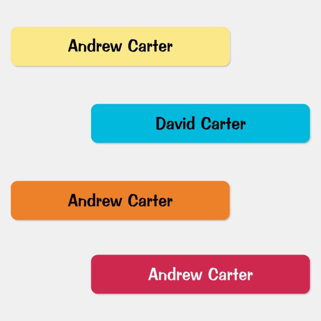 Colourful Kids Skinny Iron on Waterproof  (Group)